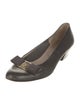Salvatore Ferragamo Vara Bow Accent Leather Pumps