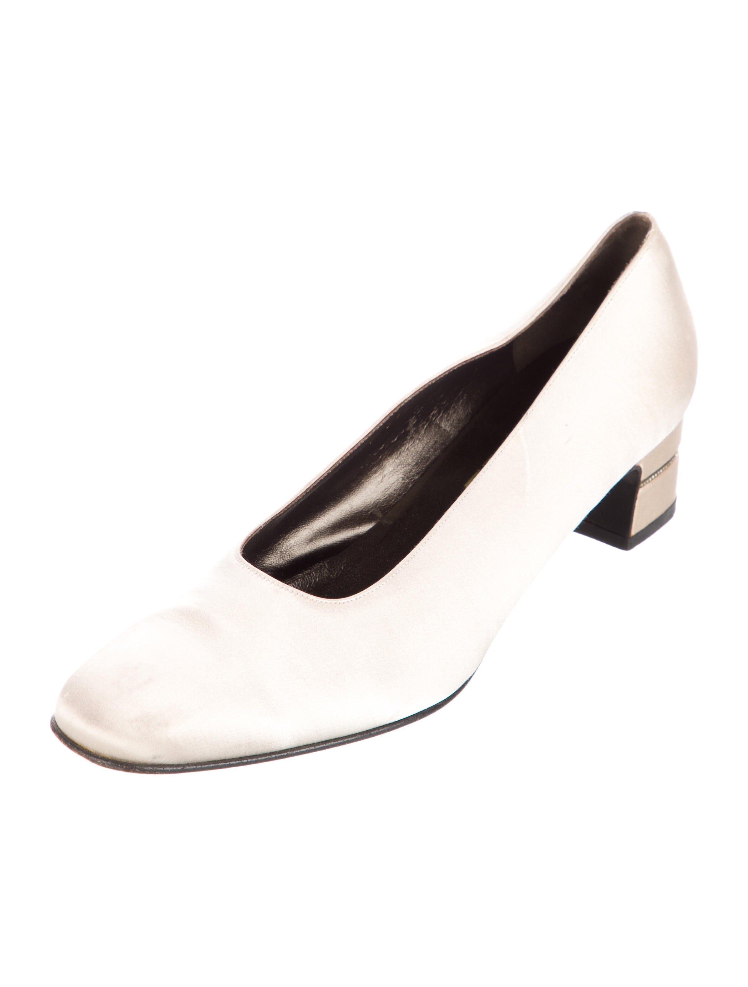 Salvatore Ferragamo Crystal Embellishments D'Orsay Pumps