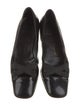 Salvatore Ferragamo Patent Leather Grosgrain Trim Flats
