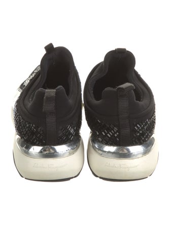 Salvatore Ferragamo Crystal Embellishments Sneakers