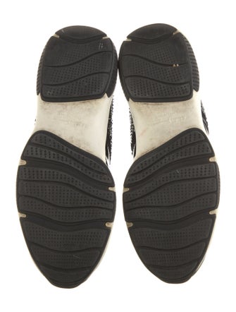 Salvatore Ferragamo Crystal Embellishments Sneakers