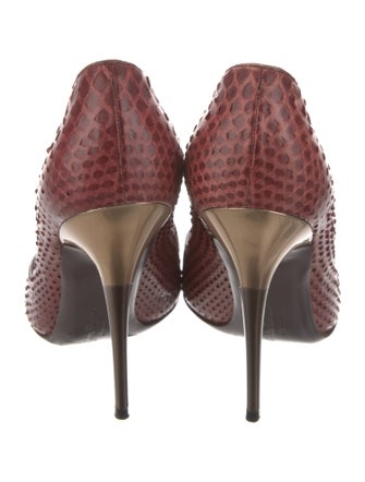 Salvatore Ferragamo Snakeskin Pumps