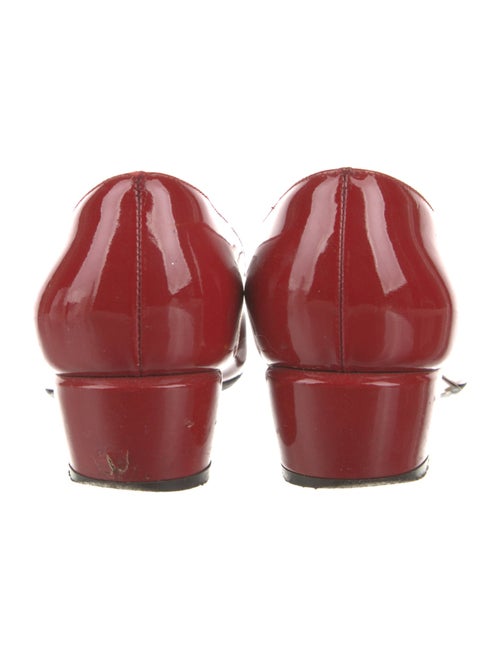 Salvatore Ferragamo Vara Bow Accent Patent Leather Flats