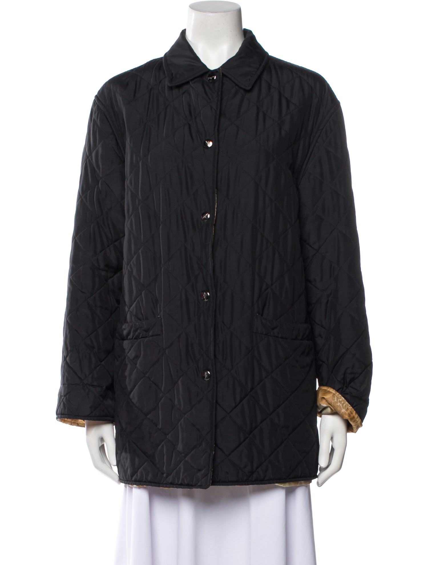 Salvatore Ferragamo Silk Printed Coat