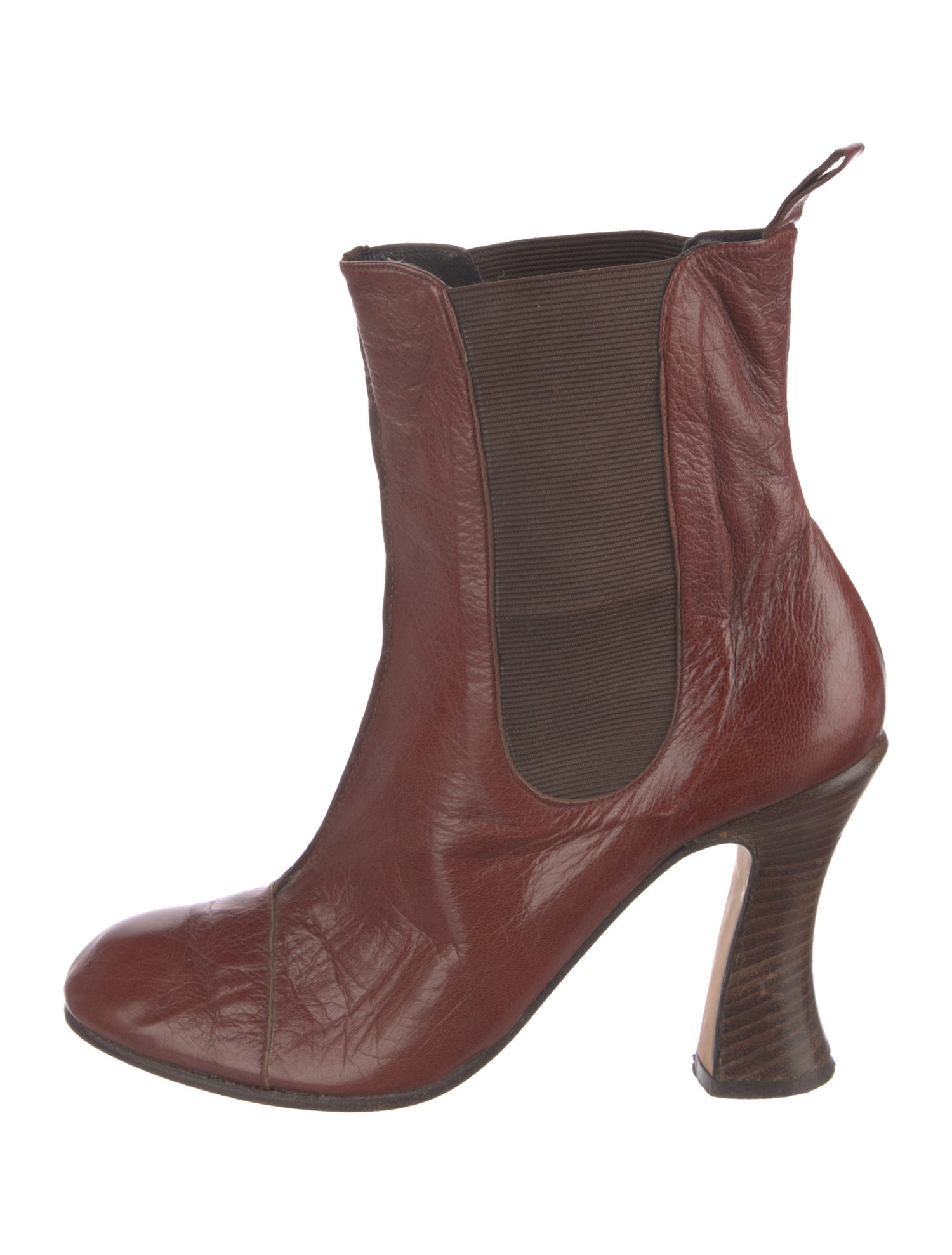 Salvatore Ferragamo Leather Chelsea Boots