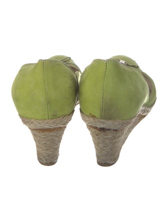 Salvatore Ferragamo Suede Printed Pumps