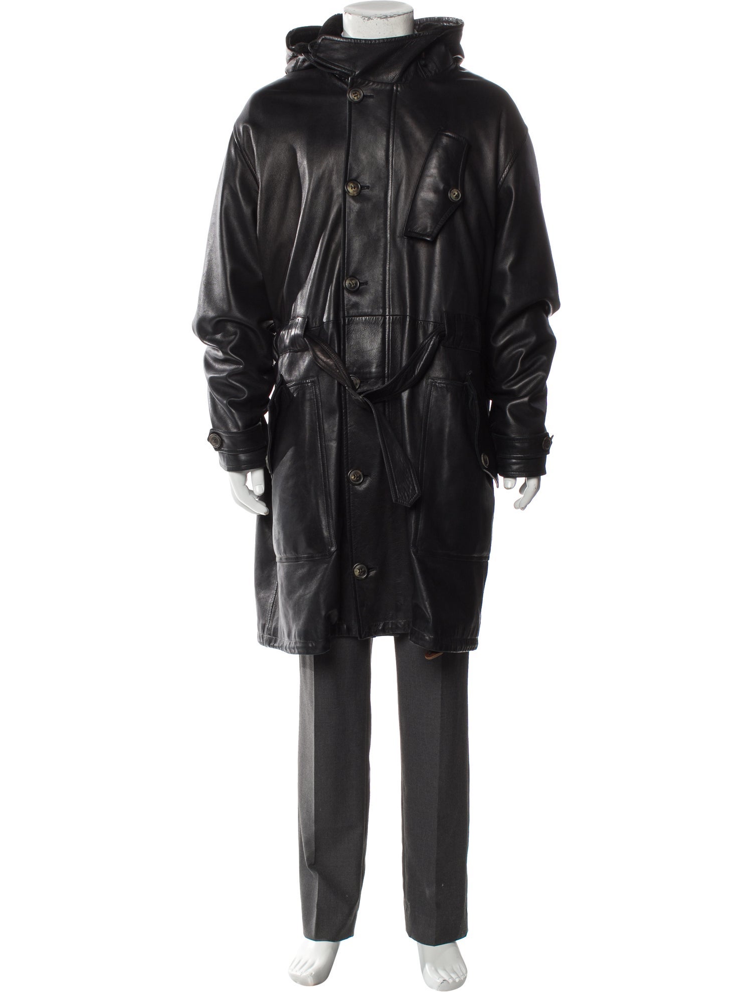 Salvatore Ferragamo Wool Parka