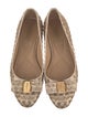 Salvatore Ferragamo Sequins Animal Print Flats