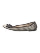 Salvatore Ferragamo Houndstooth Print Ballet Flats