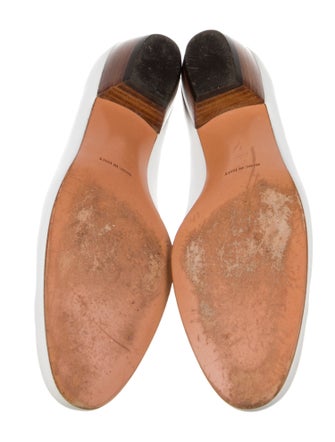 Salvatore Ferragamo Leather Tassel Accents Flats