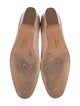 Salvatore Ferragamo Leather Bow Accents Flats