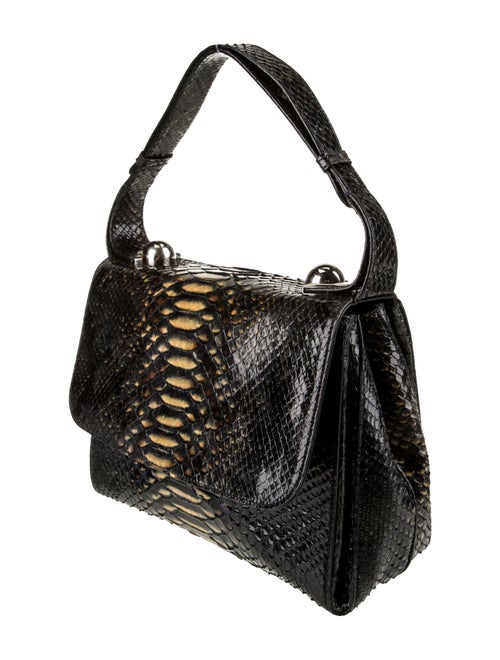 Salvatore Ferragamo Python Top Handle Bag