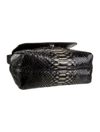 Salvatore Ferragamo Python Top Handle Bag