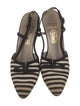 Salvatore Ferragamo Striped Slingback Pumps
