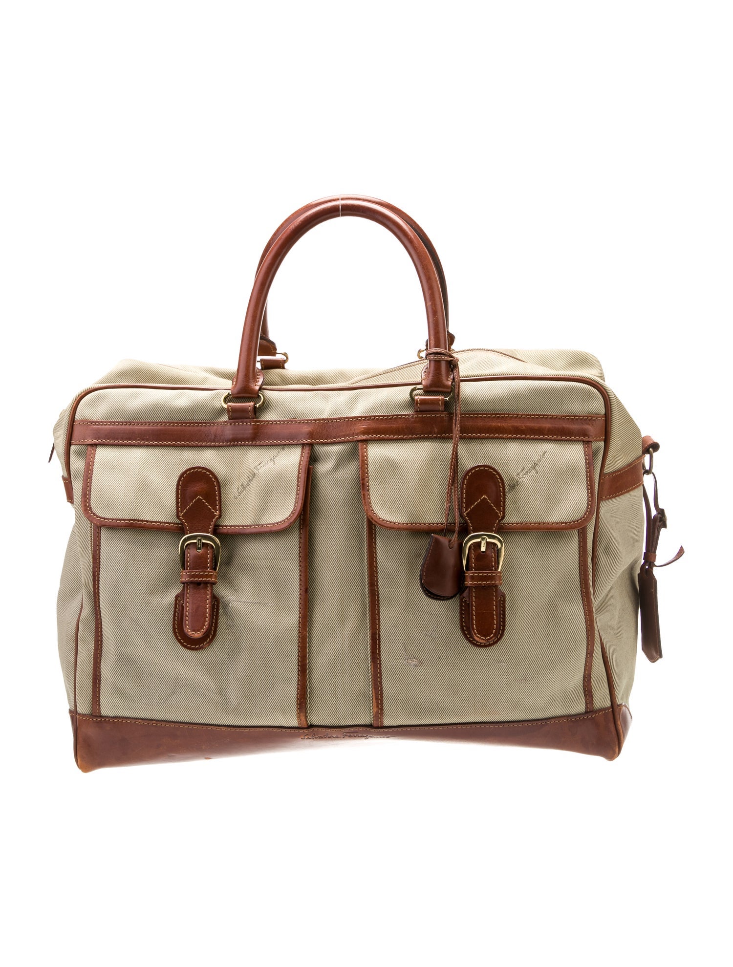 Salvatore Ferragamo Canvas Carry-On