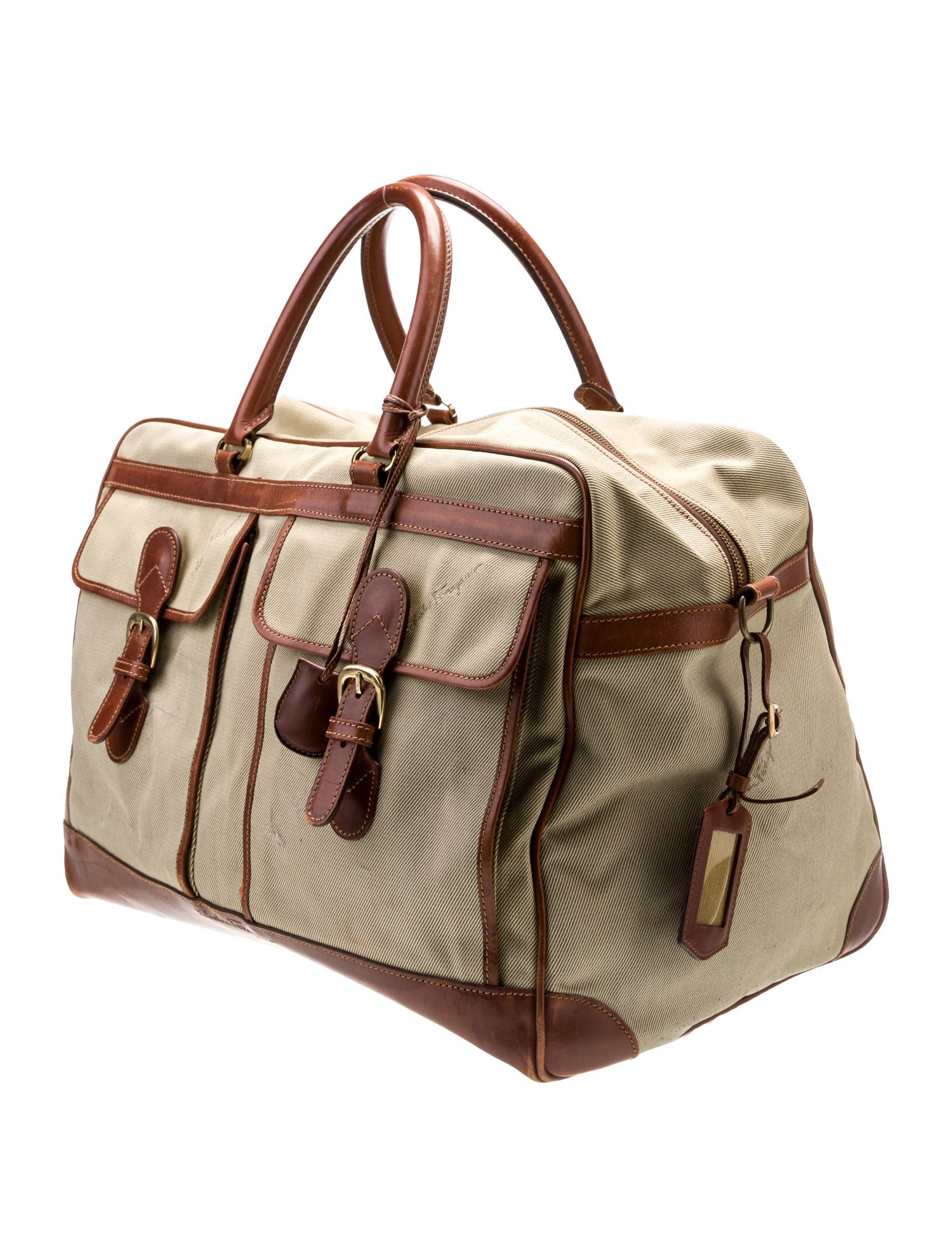Salvatore Ferragamo Canvas Carry-On