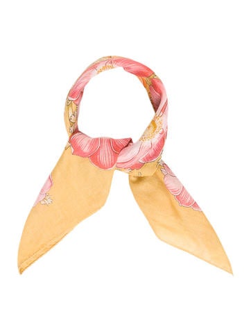 Salvatore Ferragamo Floral Print Scarf