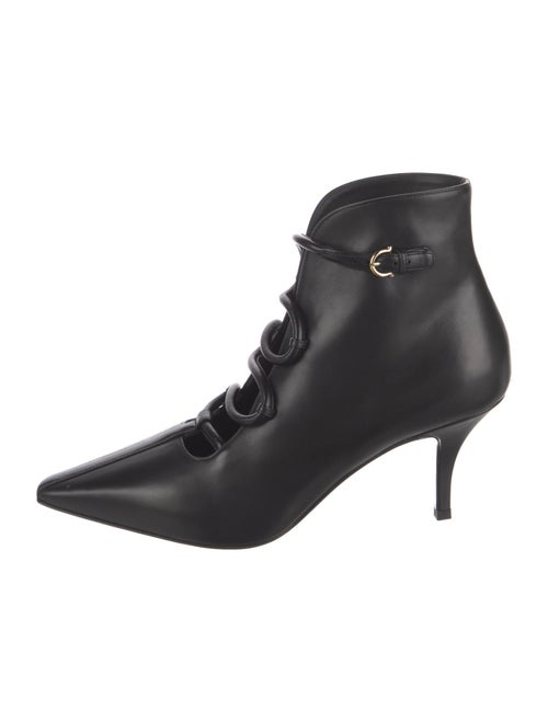 Salvatore Ferragamo Leather Lace-Up Boots