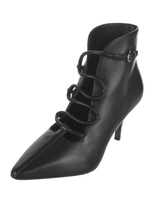 Salvatore Ferragamo Leather Lace-Up Boots