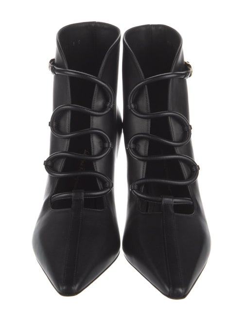 Salvatore Ferragamo Leather Lace-Up Boots
