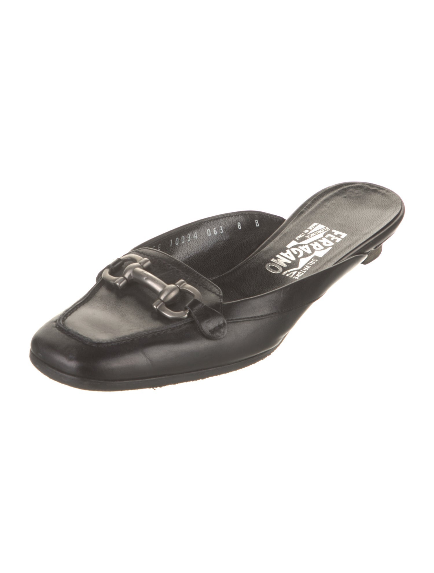 Salvatore Ferragamo Leather Mules