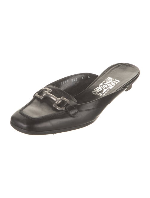Salvatore Ferragamo Leather Mules