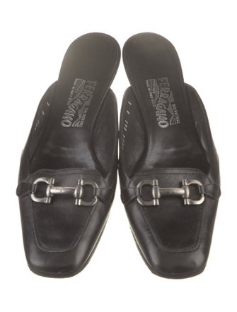 Salvatore Ferragamo Leather Mules