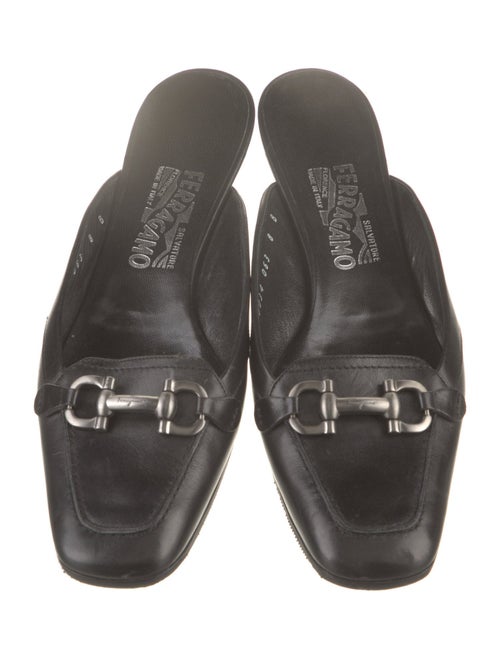 Salvatore Ferragamo Leather Mules