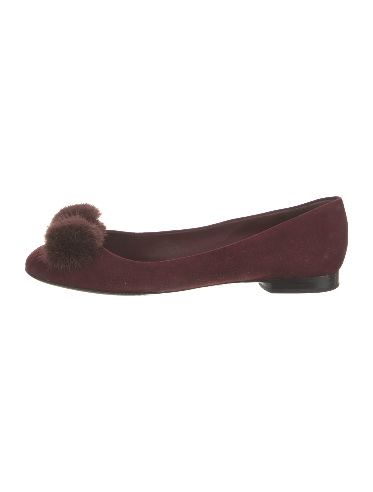 Salvatore Ferragamo Vara Bow Accent Suede Flats