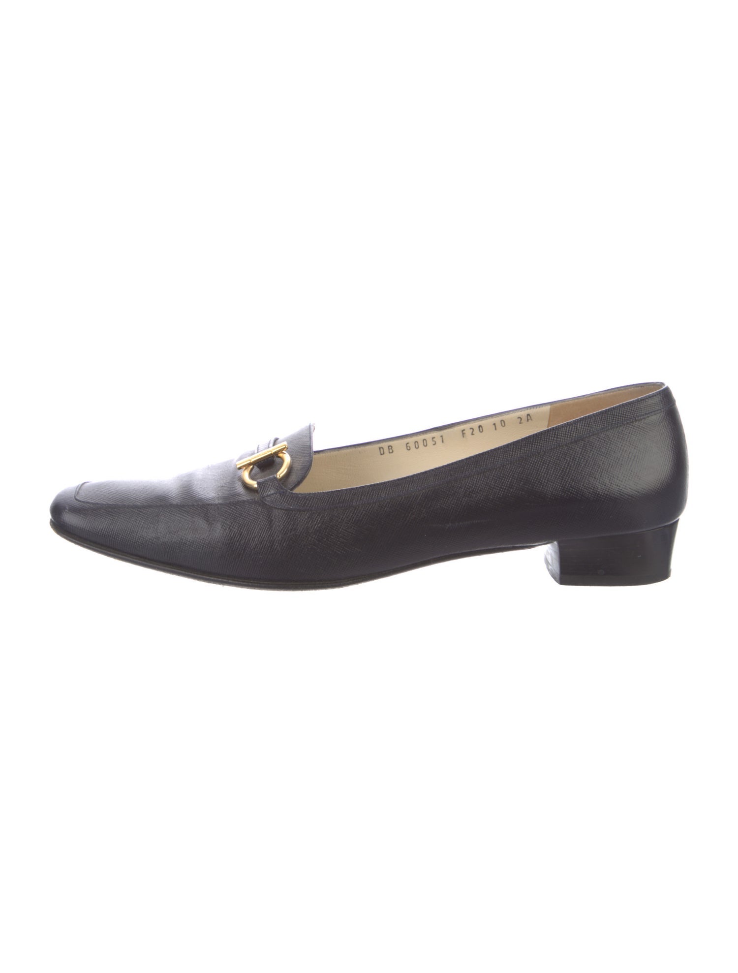 Salvatore Ferragamo Gancio Logo Leather Pumps