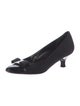 Salvatore Ferragamo Vara Bow Accent Grosgrain Trim Pumps