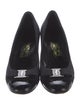 Salvatore Ferragamo Vara Bow Accent Grosgrain Trim Pumps