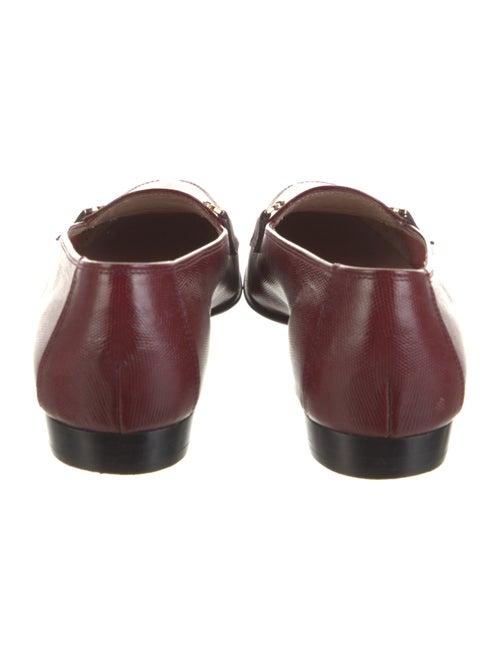 Salvatore Ferragamo Cookie Embossed Leather Loafers