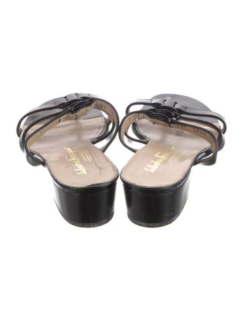 Salvatore Ferragamo Patent Leather Slides