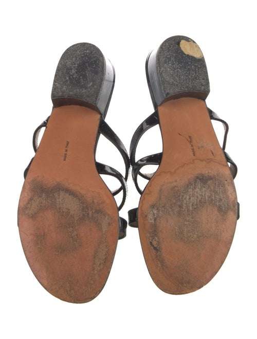 Salvatore Ferragamo Patent Leather Slides