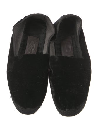 Salvatore Ferragamo Velvet Espadrilles