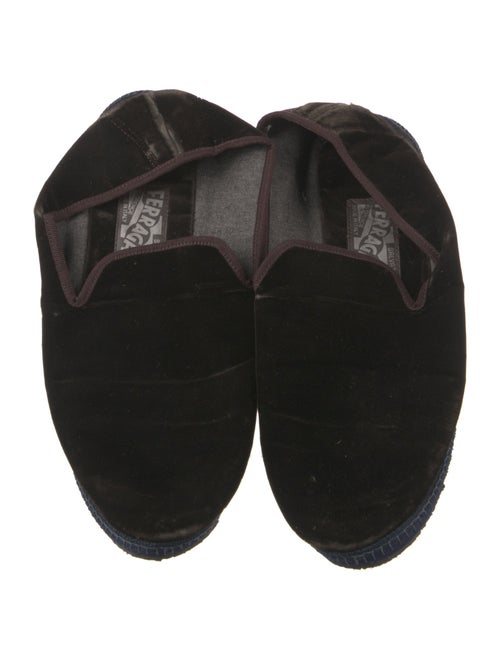 Salvatore Ferragamo Velvet Espadrilles