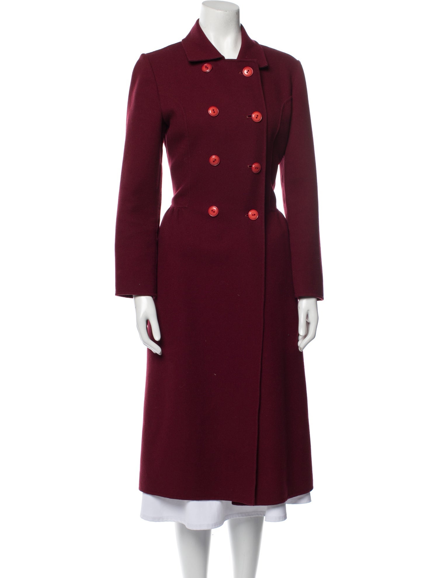 Salvatore Ferragamo Wool Trench Coat