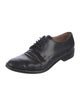 Salvatore Ferragamo Leather Crystal Embellishments Derby Shoes