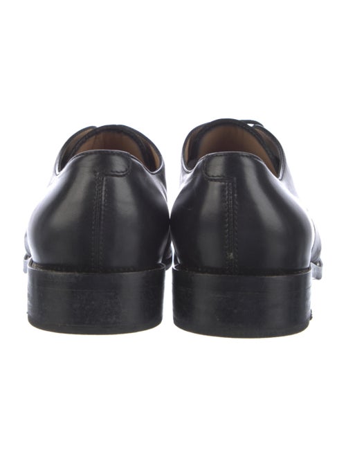 Salvatore Ferragamo Leather Crystal Embellishments Derby Shoes