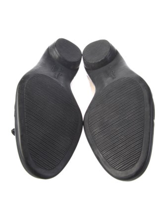 Salvatore Ferragamo Leather Lasercut Accents Ballet Flats