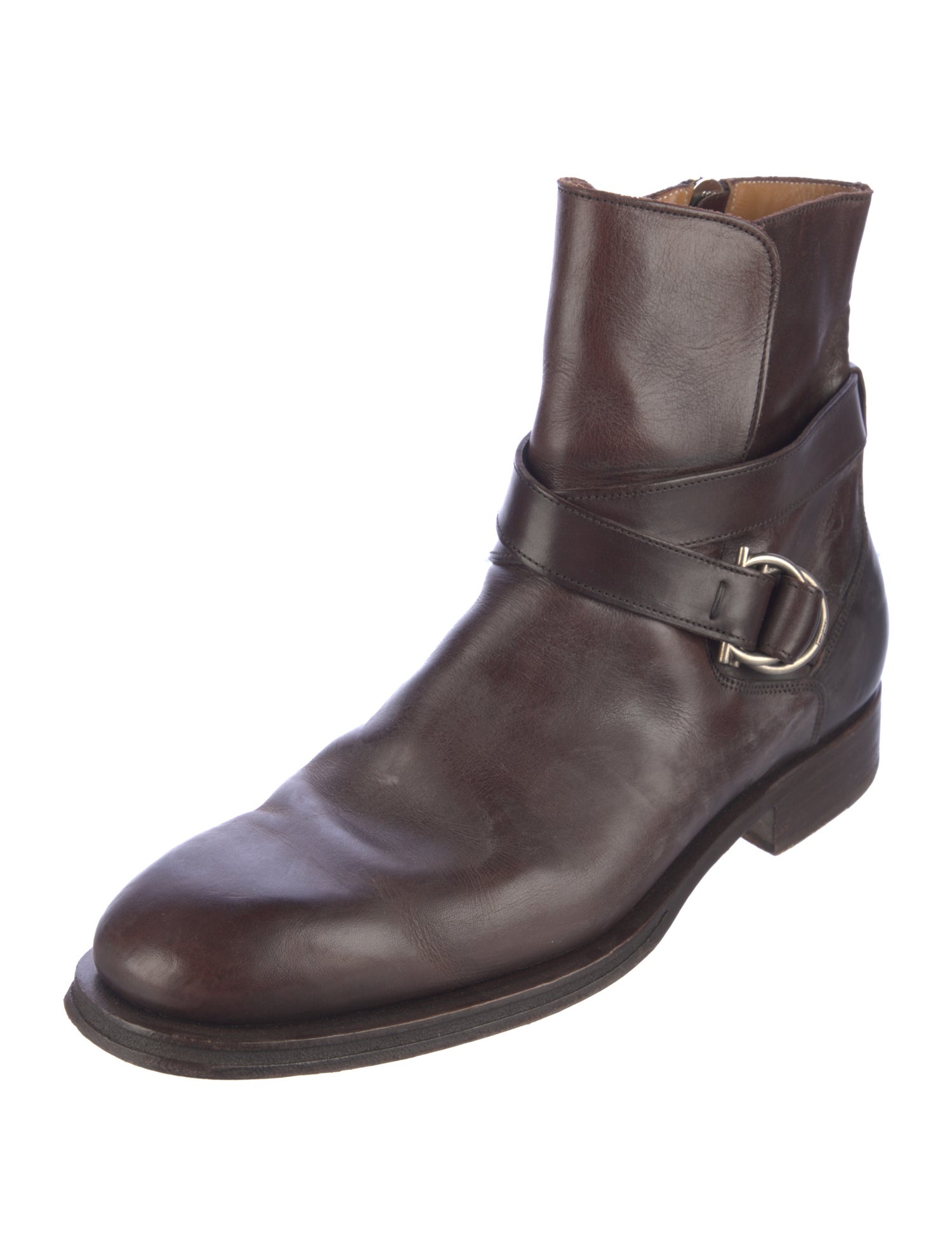 Salvatore Ferragamo Leather Boots