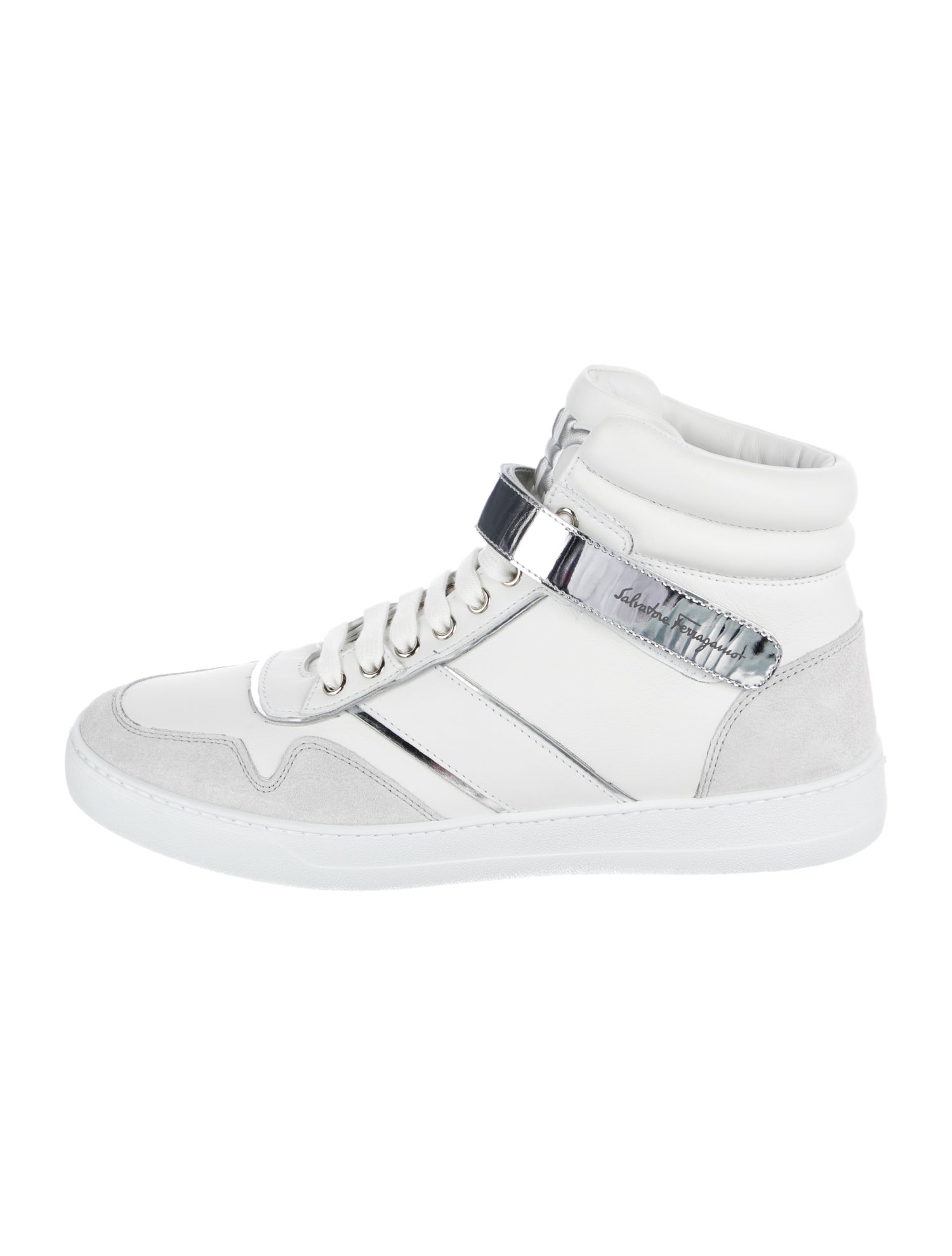 Salvatore Ferragamo Leather Sneakers - White Sneakers, Shoes