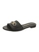 Salvatore Ferragamo Leather Slides