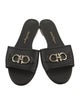 Salvatore Ferragamo Leather Slides