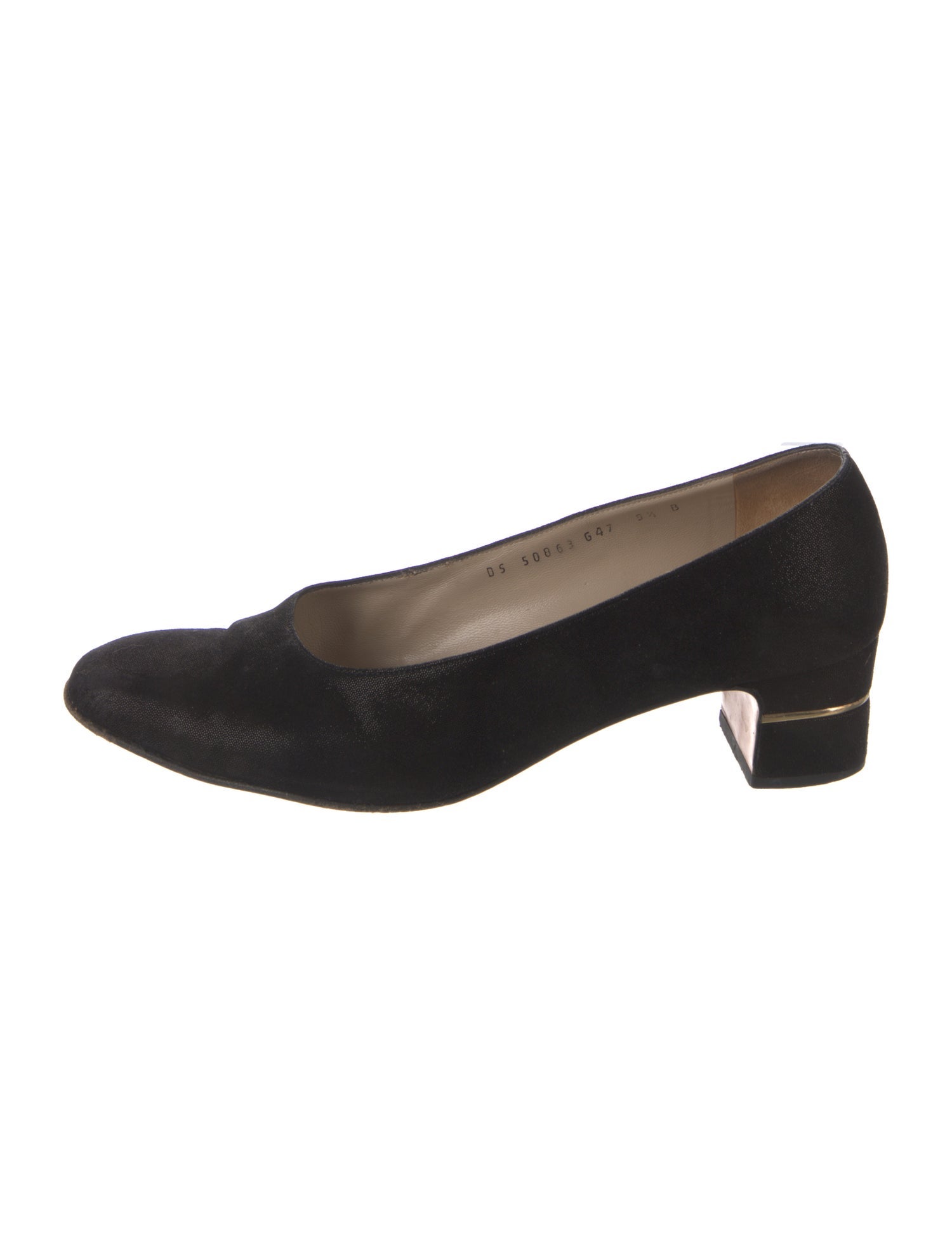 Salvatore Ferragamo Horsebit Accent Suede Flats