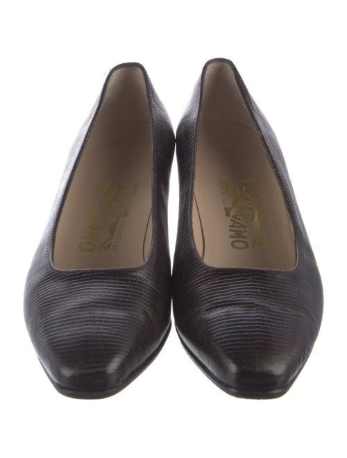 Salvatore Ferragamo Leather Flats
