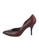 Salvatore Ferragamo Gancini Logo Leather Pumps