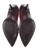 Salvatore Ferragamo Gancini Logo Leather Pumps