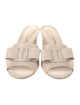 Salvatore Ferragamo Vara Bow Accent Leather Slides